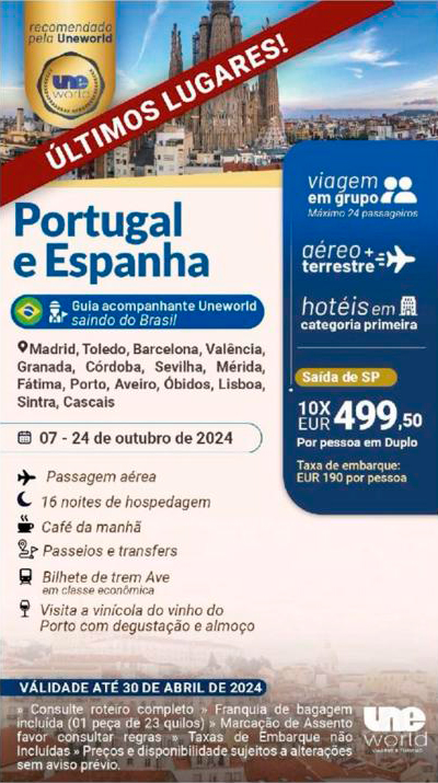 Viagem à Portugal - Magg Turismo