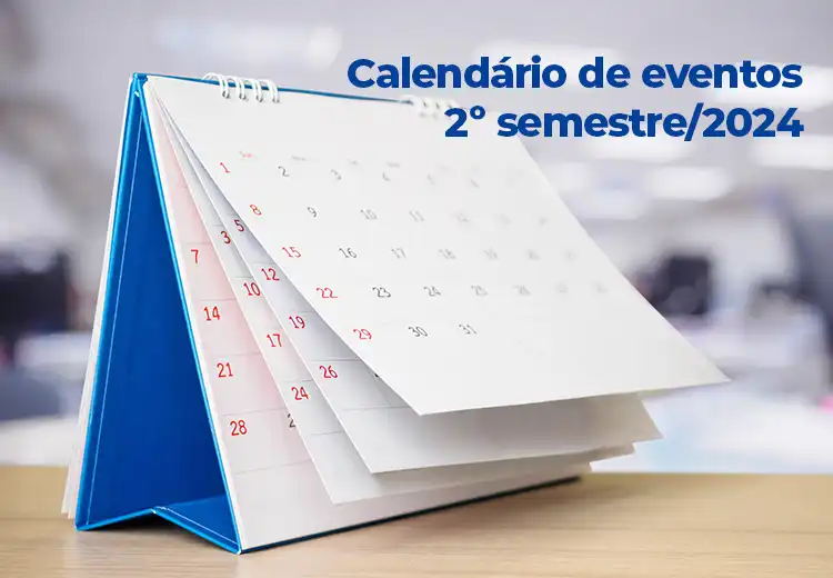 Calendário de eventos - 2º semestre de 2024