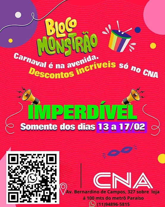 Promoção de Carnaval CNA