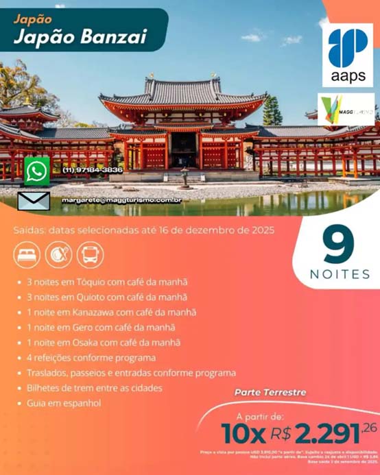 viagem ao Japão