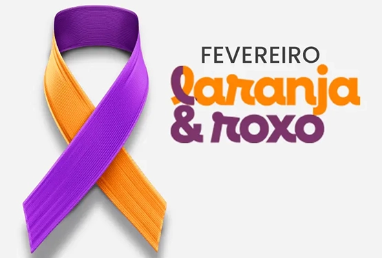 Fevereiro: Roxo e laranja na prevenção de quatro doenças