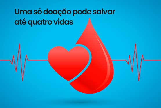 Junho Vermelho - conscientização sobre a doação de sangue 