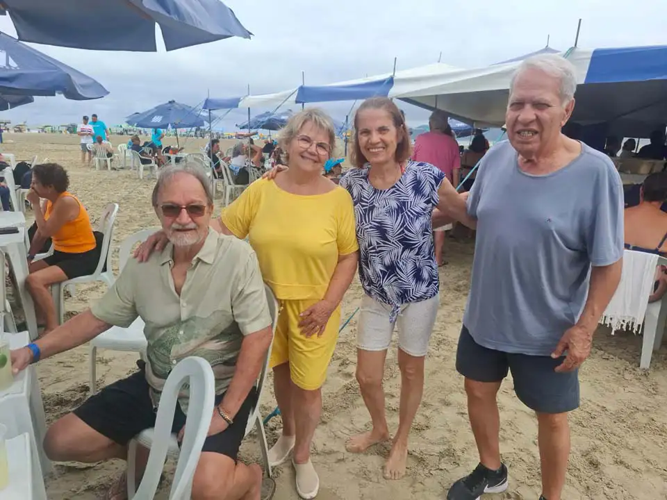 Comemoração dos associados na Barraca de Praia