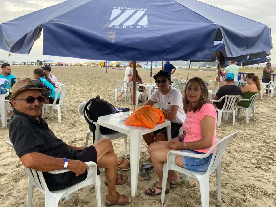 Comemoração dos associados na Barraca de Praia