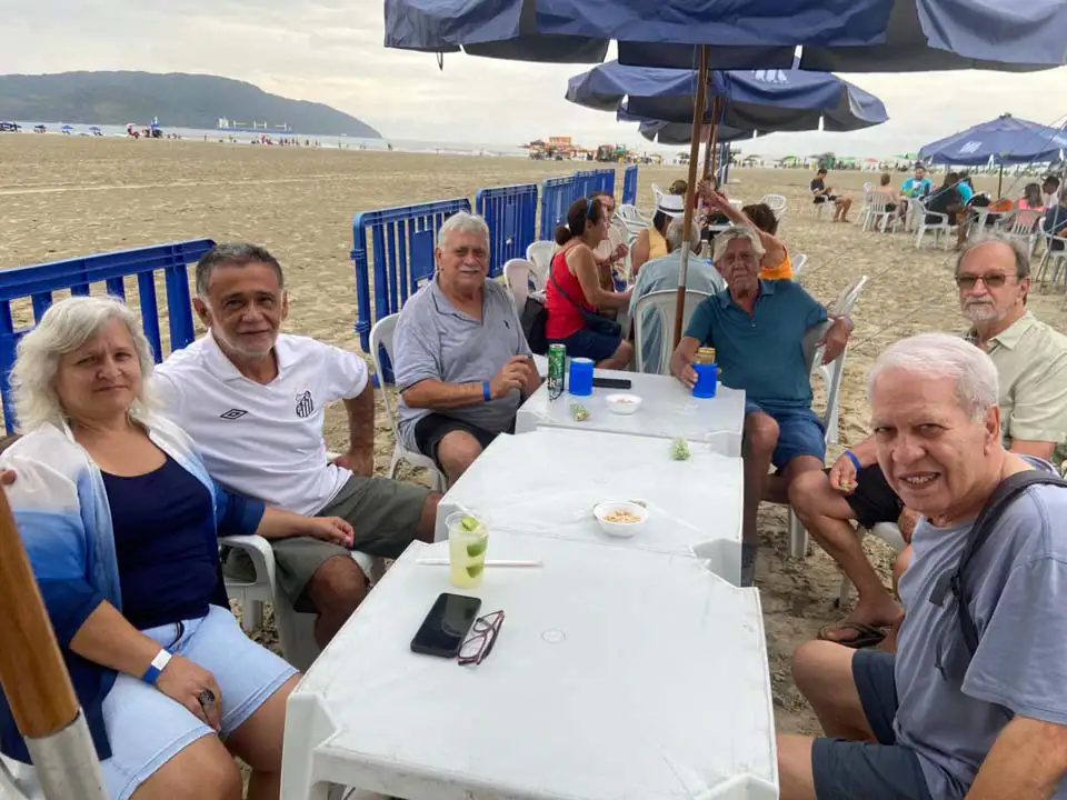 Comemoração dos associados na Barraca de Praia