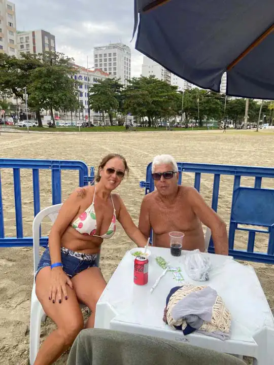 Comemoração dos associados na Barraca de Praia