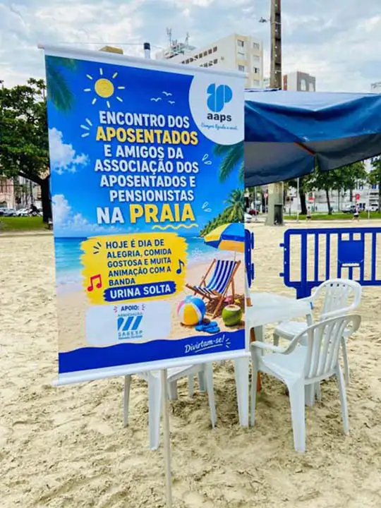 Comemoração dos associados na Barraca de Praia